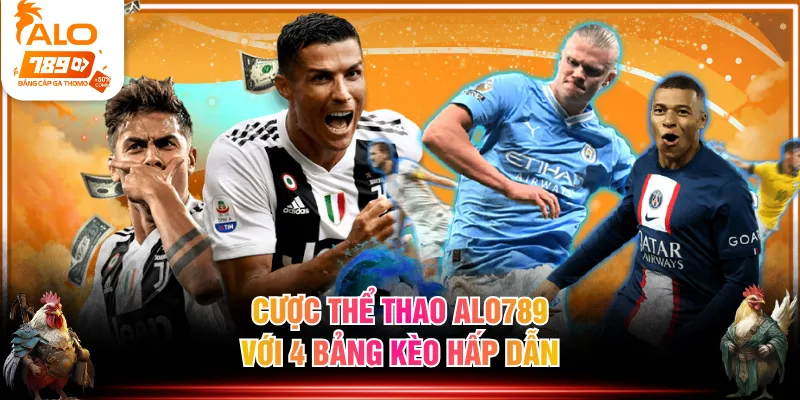 Cược thể thao ALO789 với 4 bảng kèo hấp dẫn
